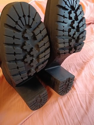 Botines Refresh Negros Tacon Plataforma