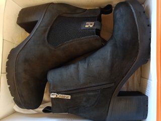 Botines Refresh Negros Tacon Plataforma