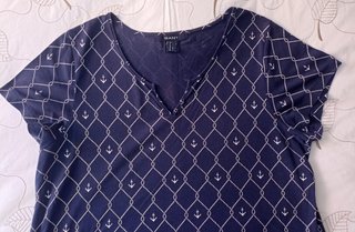 Blusa Gant Azul Marino Anclas