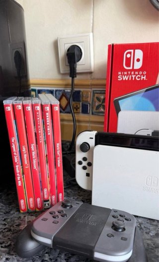 Nintendo Switch OLED Blanca