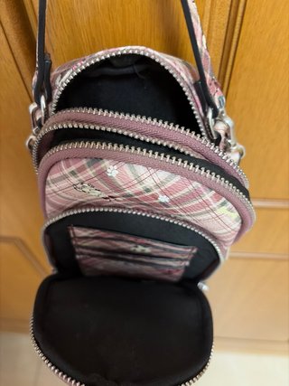 Bolso mini con estampado de perros