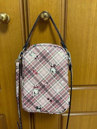 Bolso mini con estampado de perros