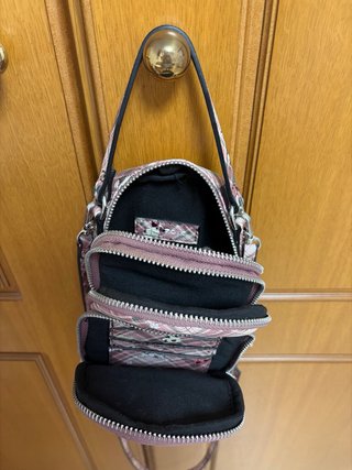Bolso mini con estampado de perros