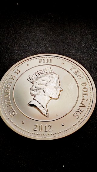 Fiji Taku Tortuga Carey 2012 5oz Plata 999