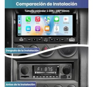 Radio Coche Pantalla 6,86 1 Din Carplay/Android
