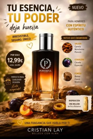 Perfume Cristian Lay Powerful Hombre