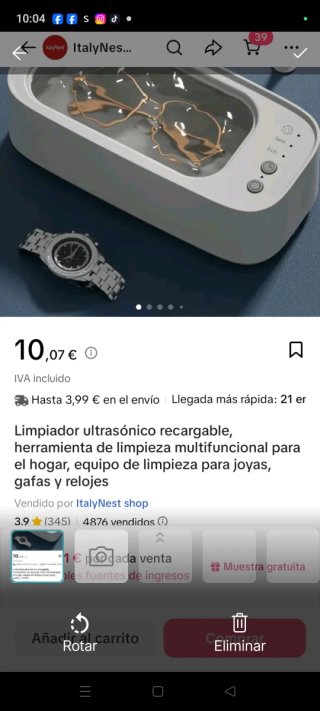 Nuevo  limpiador ultrasonido