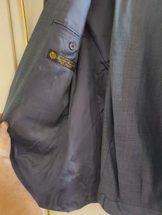 Traje Loro Piana Alpaca Beige Talla M