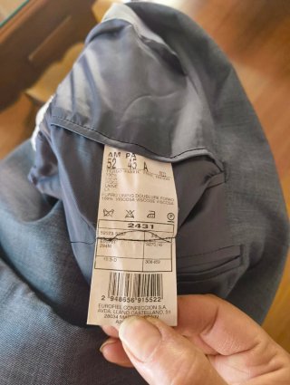 Traje Loro Piana Alpaca Beige Talla M