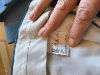Traje Loro Piana Alpaca Beige Talla M