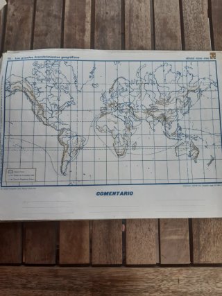 Ejercicios de Geografía e Historia EGB 1978-1980