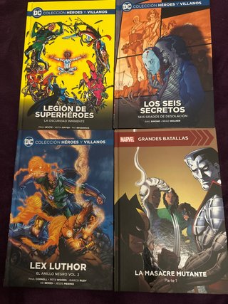 Lote 4 Comics DC y Marvel (Español)
