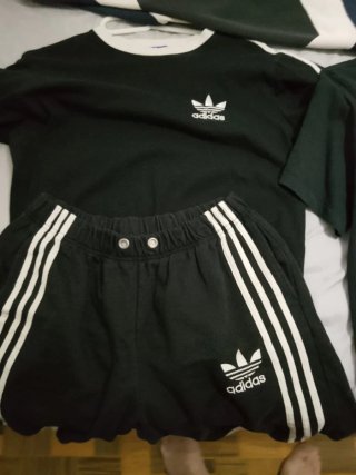 Chándal SikSilk Negro y Blanco