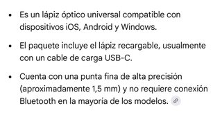 Lápiz Óptico Universal para iOS/Android/Windows