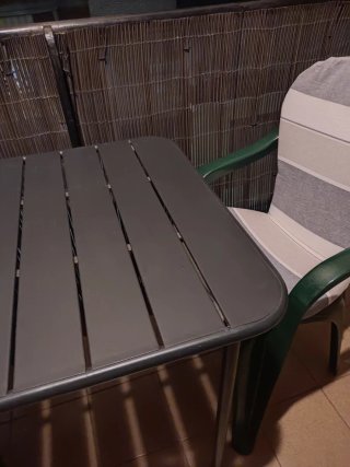 Mesa de balcón 69x69 cm