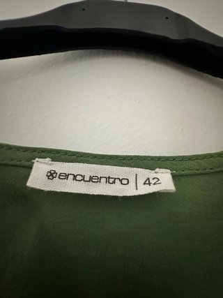 Vestido verde oliva
