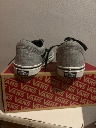 Zapatillas Vans Tela Gris Talla 37
