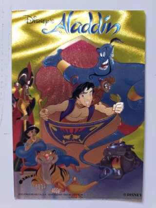 Lote de 9 Postales Disney: El Rey León, Aladdin ..