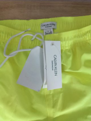 Bañador Calvin Klein Amarillo Neón