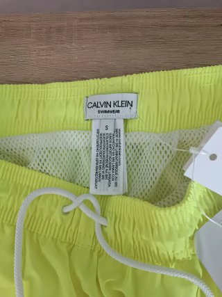 Bañador Calvin Klein Amarillo Neón