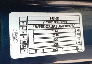 Airbag guida ford 412286 fiesta (cbk) ambiente