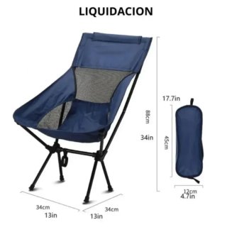 Silla Tumbona Plegable Comoda y Ligera Camping