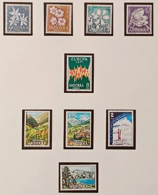 Sellos Andorra Española. Colección 1948 a 1992.MNH