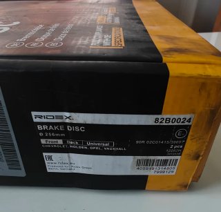 Discos y Pastillas Freno Ridex Opel
