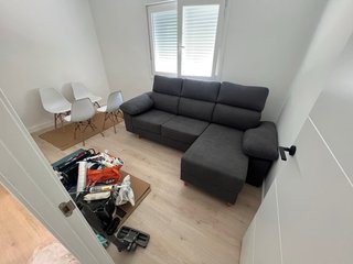 Sofá Chaise Longue Gris Antracita Nuevo