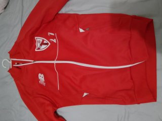 Sudadera Sevilla Atlético New Balance Roja