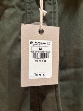 Chaqueta de invierno verde
