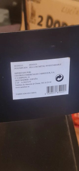 Sillas de hierro negro tubulares