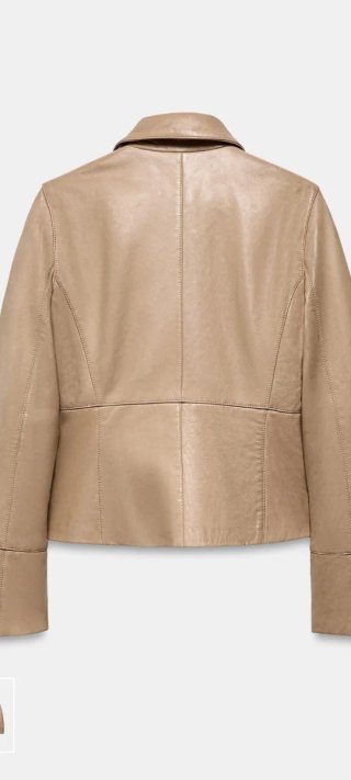 Cazadora Piel Zara Edición Limitada Mujer