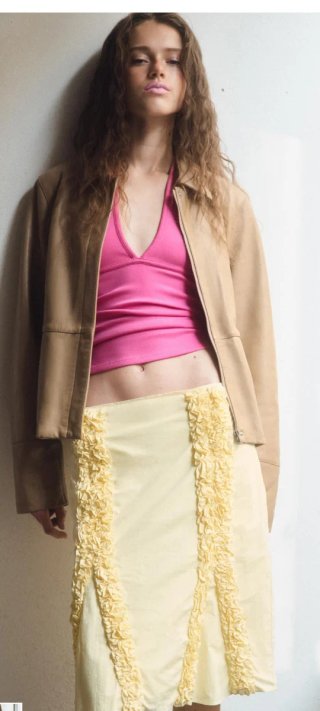 Cazadora Piel Zara Edición Limitada Mujer