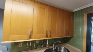 Conjunto Muebles Cocina Madera y Metal