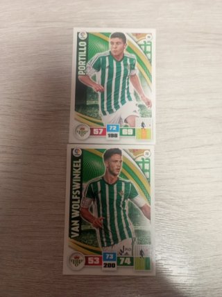 Cartas Real Betis Adrenalyn 2015-16