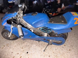 Moto de niño azul