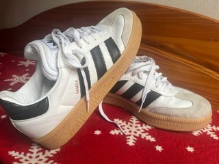 Zapatillas Adidas Samba Originales Blancas/Negras