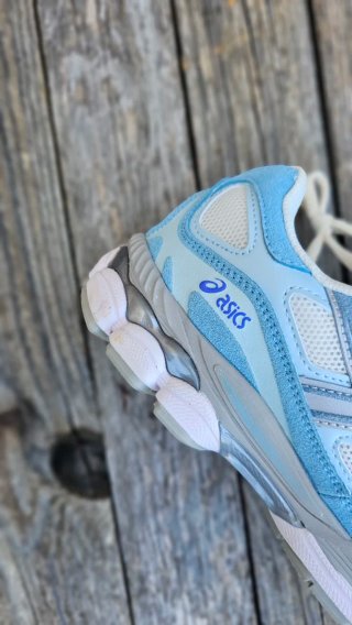 Asics Gel NYC Scarpe da Ginnastica Blu/Bianche