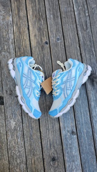 Asics Gel NYC Scarpe da Ginnastica Blu/Bianche