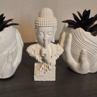 Set 3 Portapiante/Portacandele 8x8 cm