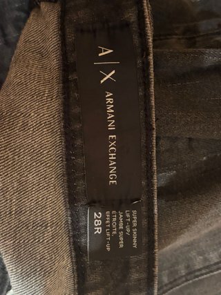 Vaqueros negros Armani Exchange