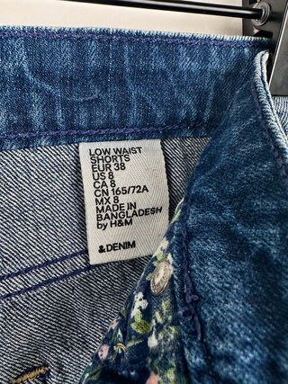 Shorts vaqueros H&M rotos Talla 38