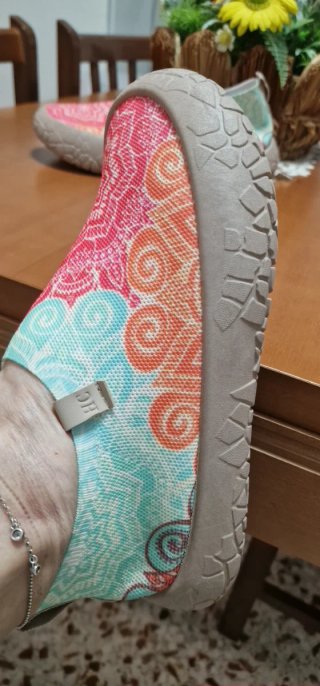 Zapatillas elásticas estampadas