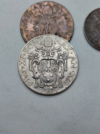 Monete Città del Vaticano 50, 10, 5 centesimi