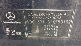 Airbag del der mercedes 227465 clase m (w163) 270