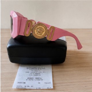 Occhiali da sole Versace VE4425U rosa grigio