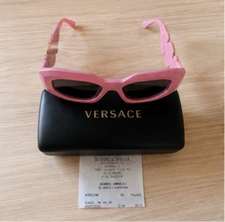Occhiali da sole Versace VE4425U rosa grigio