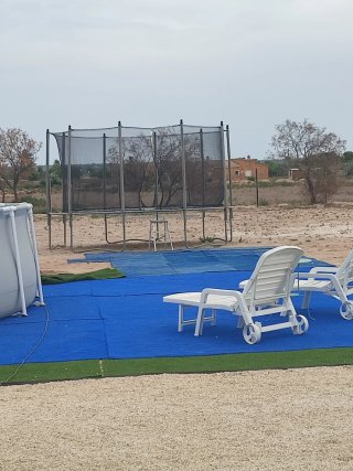 Campo de  para eventos para disfrutar un buen día