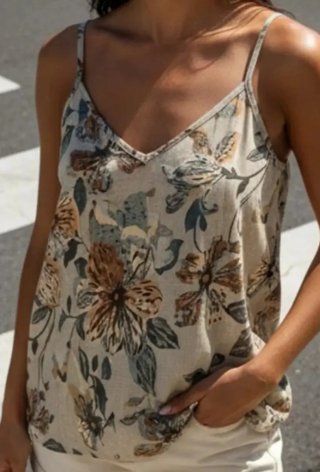 Blusa floral nueva sin etiqueta Talla XL